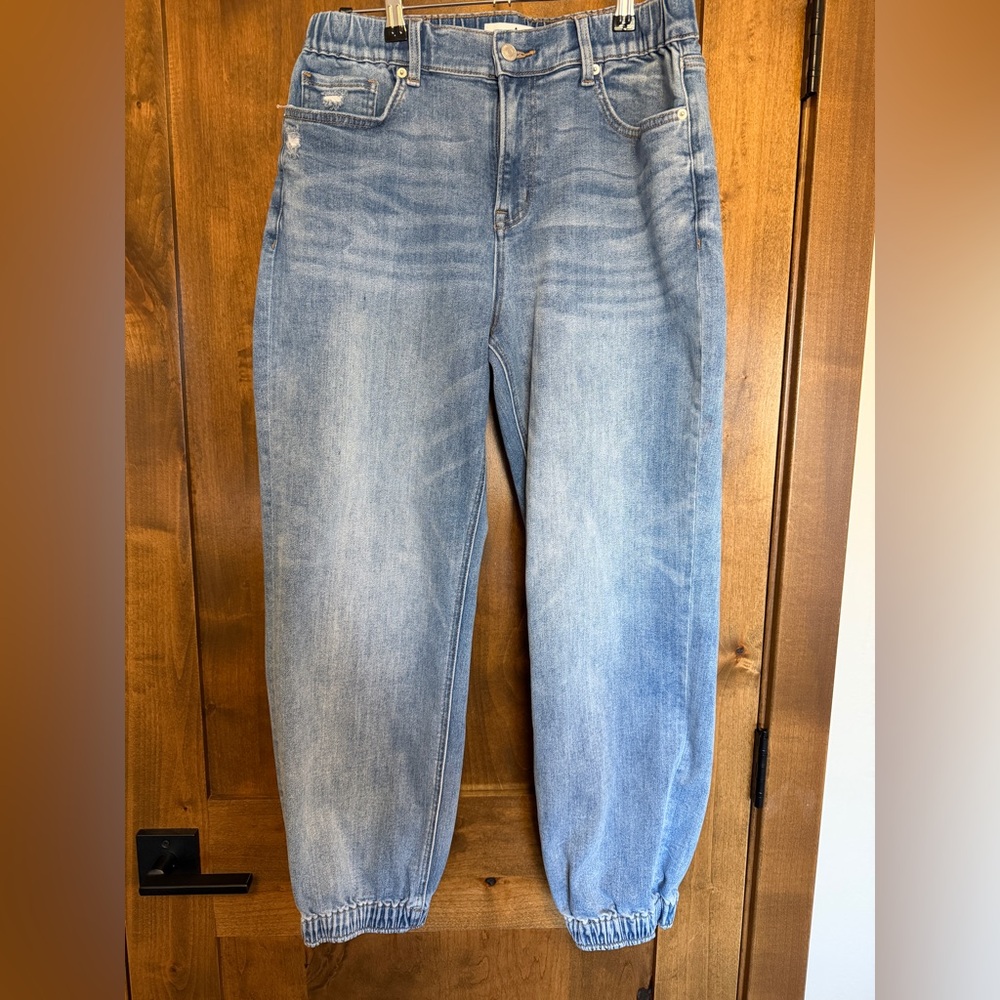 MICA DENIM JOGGERS - SIZE L